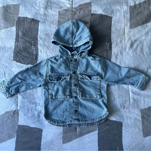 Zara Kids Jean Jacket w/Hoodie
